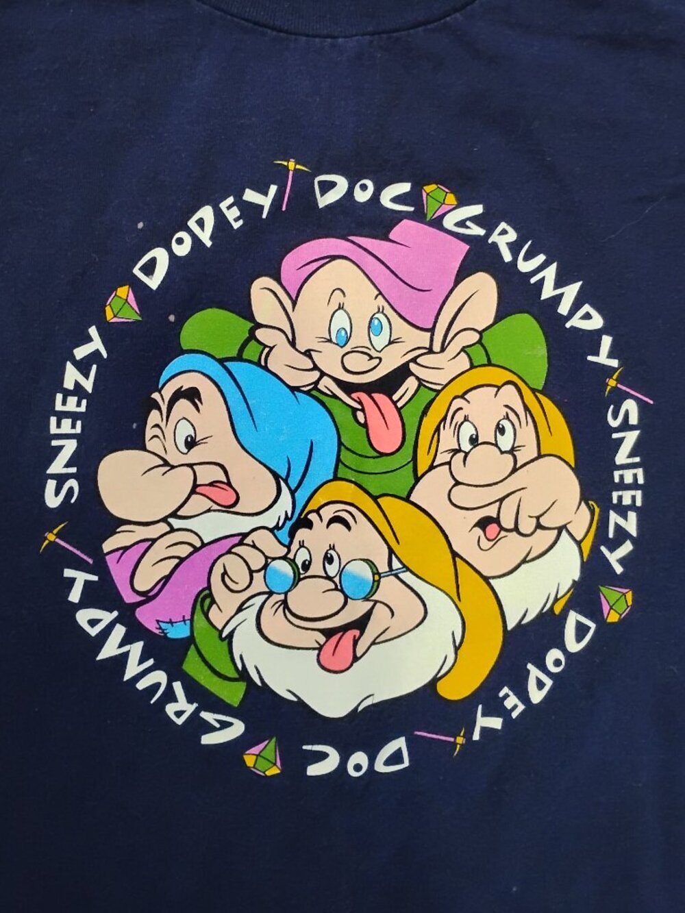 Vintage Disney Snow White Seven Dwarves T-Shirt
